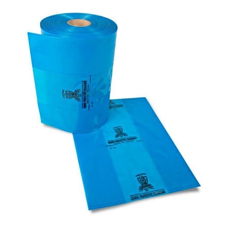 Armor Protective Packaging Armor Poly Gusseted Bags, 70"L x 44"W x 100"H, 4 Mil, Blue, 20/Roll PVCIBAG4MB7044100